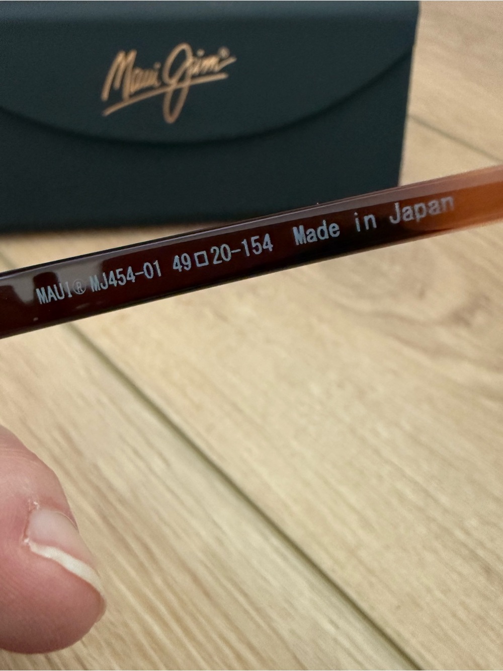 Maui Jim Like New Wailua Translucent Rootbeer Sunglasses Polarized Bronze Lenses - Picture 6 of 7